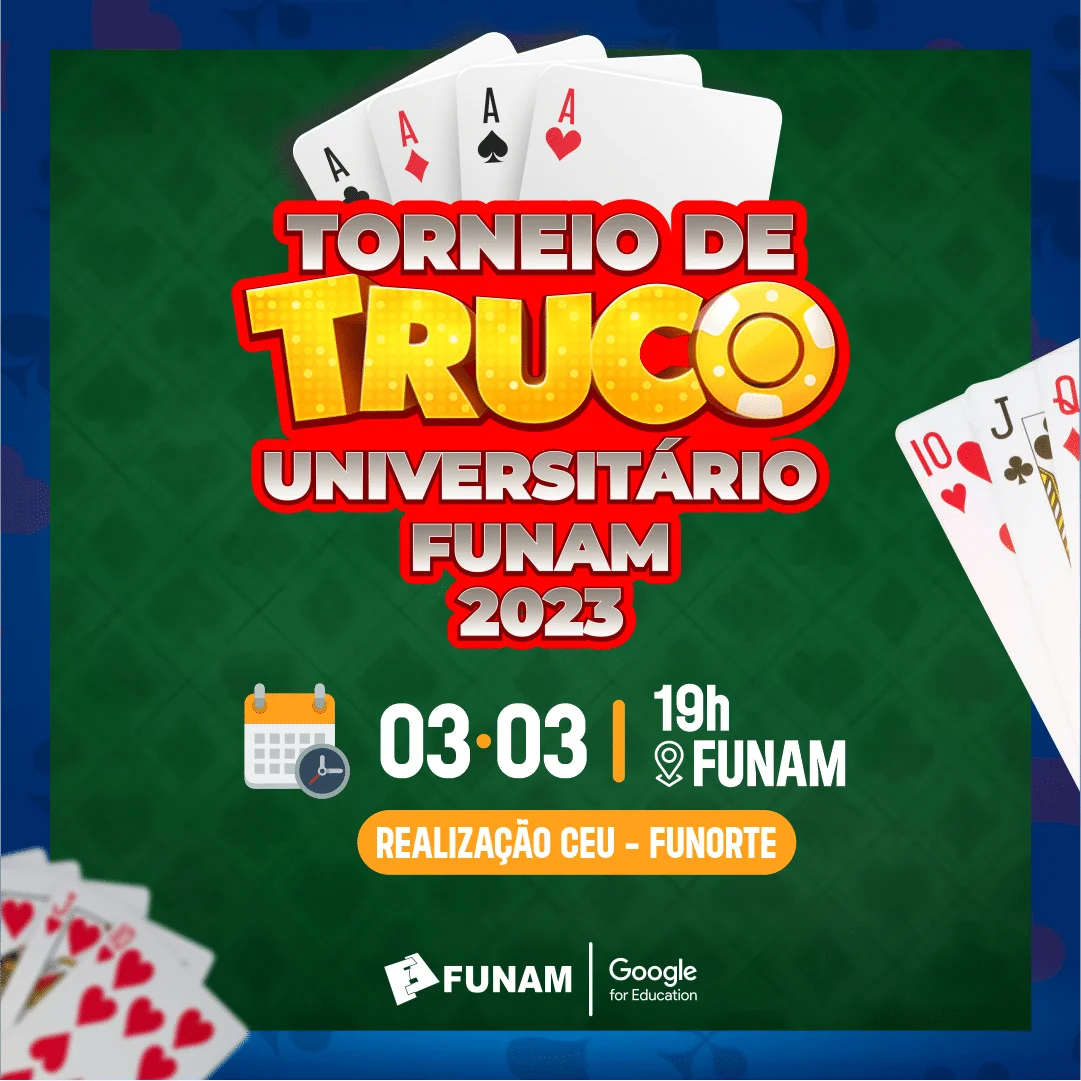 Leia mais sobre o artigo TORNEIO DE TRUCO UNIVERSITÁRIO 2023