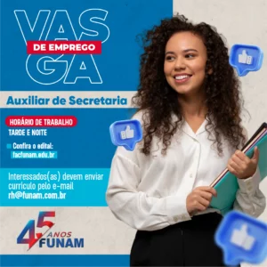 Leia mais sobre o artigo PROCESSO SELETIVO EXTERNO – VAGA: AUXILIAR DE SECRETARIA