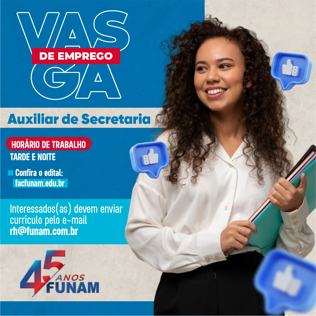 No momento, você está visualizando PROCESSO SELETIVO EXTERNO – VAGA: AUXILIAR DE SECRETARIA