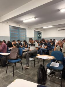 Leia mais sobre o artigo Alunos do 9º período de Direito realizam simulado preparatório para o ENADE