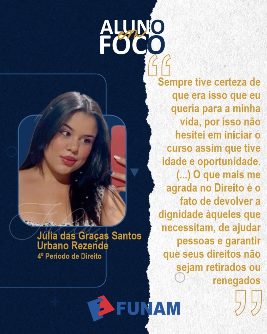 Leia mais sobre o artigo Do sonho à prática: a formação jurídica de Júlia Rezende